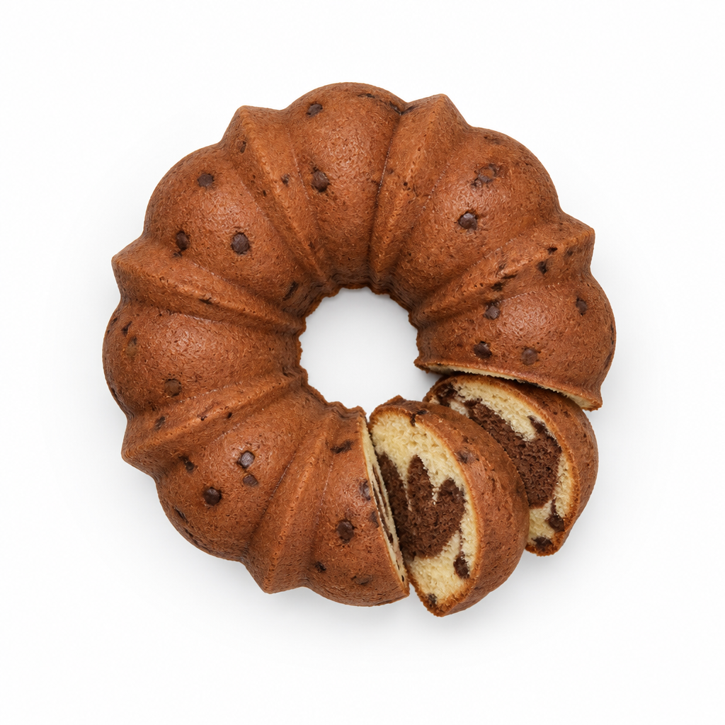 Chocolate Chip Marble Cake